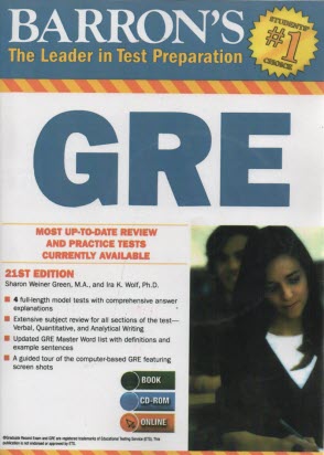 new GRE barrons : 21st edition
