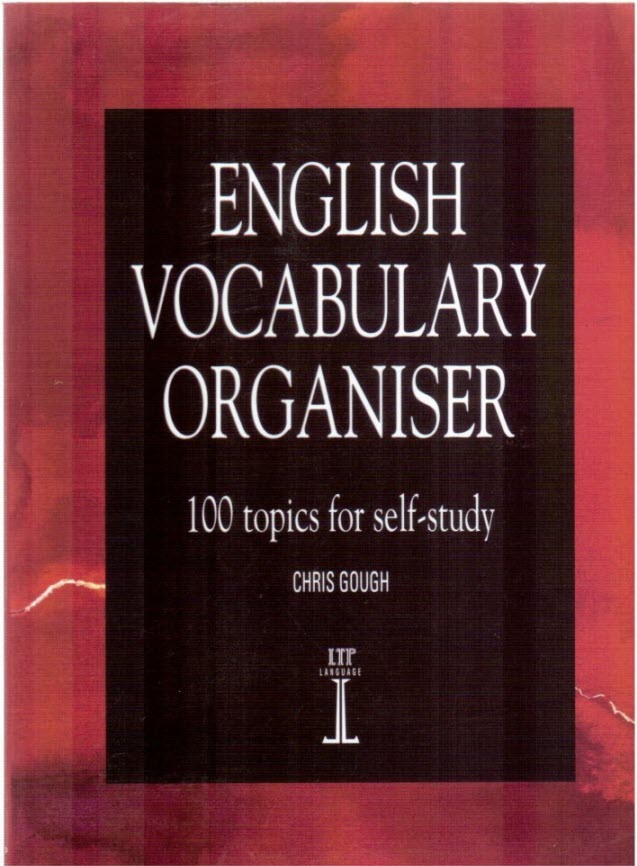 English vocabulary organiser
